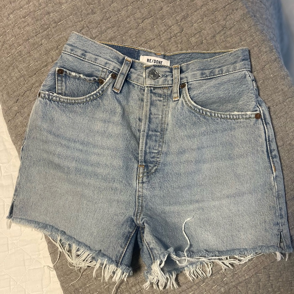 Redone Denim Shorts
